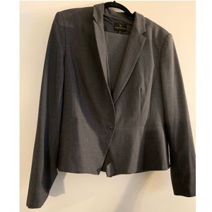 Gray Pant Suit, marching blazer and trouser
